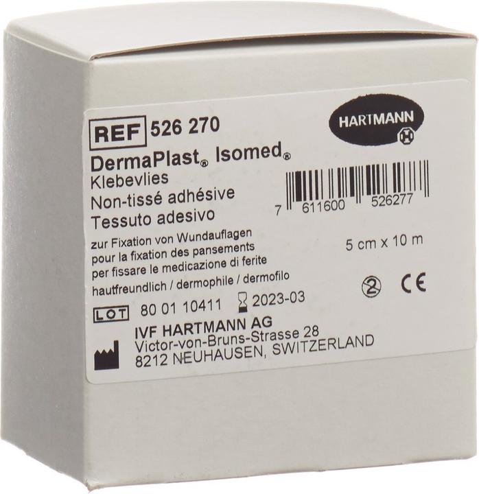 Produktbild DermaPlast Klebevlies 5cmx10m weiss (1 x)
