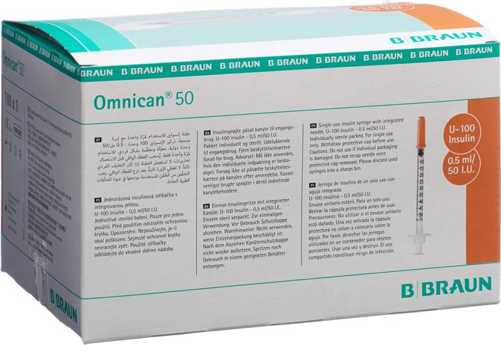 Actual product image B.Braun Insulin 50 (Insulin injections)