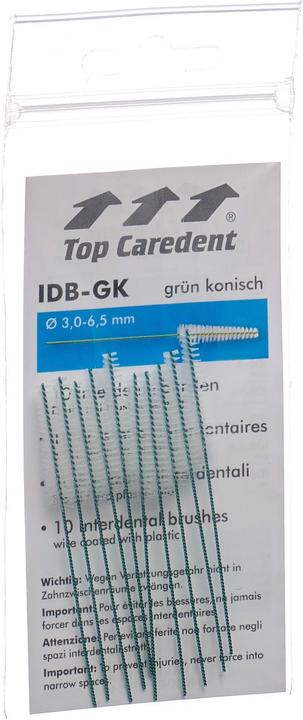 Top Caredent C10 IDB-GK Interdentalbürste grün konisch >1.6mm (10 x, 1.60 mm)