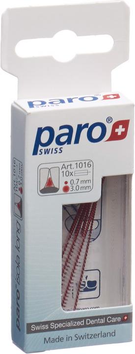 Paro 3 mm x-fein rot zyl (10 x, 3 mm)