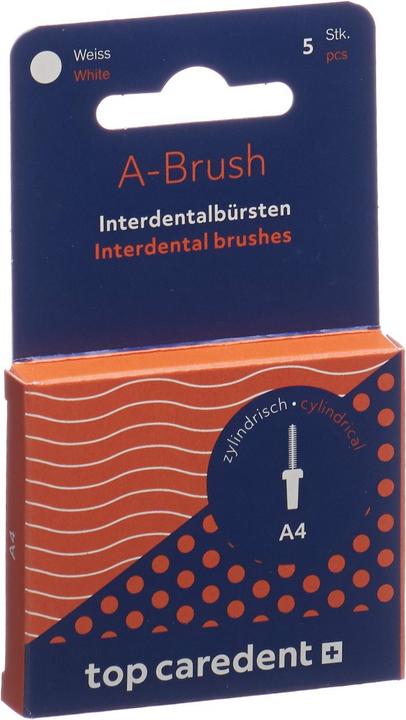 Actual product image Top Caredent A4 IDBH-W Interdentalbürste weiss >1.0mm (5 x, 2.20 mm)