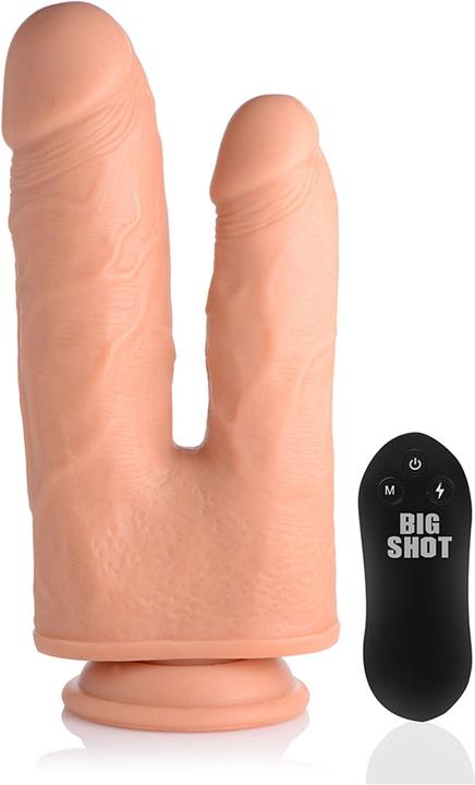 Immagine prodotto Curve Toys 8" Double Penetration Dildo 10X w/Turbo Mode - Light