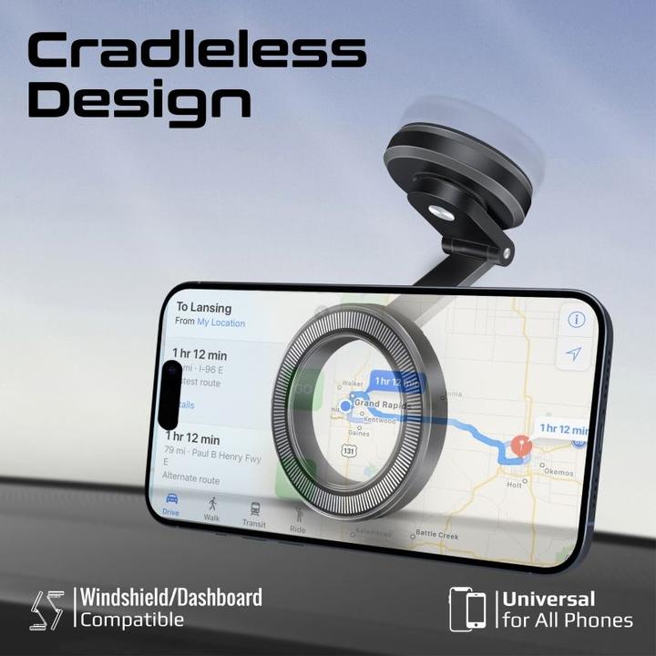 Produktbild ProMate MagHoop-HG Black Smartphone Halterung