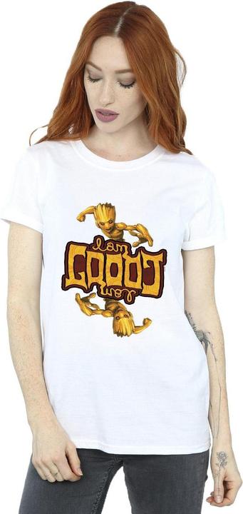 Image du produit - T-shirt GUARDIANS OF THE GALAXY GROOT INVERTED GRAIN - Femme (XL)