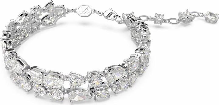 Immagine prodotto Swarovski Bracciale Mesmera Vari Tagli Bianco (19.50 cm, Metallo Swarovski)