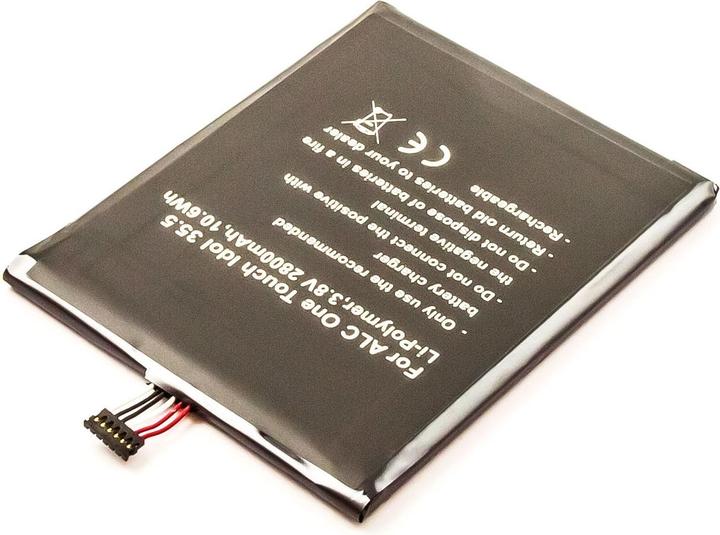 Produktbild AGI 48969 - Akku - Alcatel - Schwarz - Lithium Polymer (LiPo) - 2800 mAh - 3,8 V