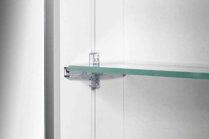 Produktbild Schneider LOWLINE Basic LED Lichtspiegelschrank, 1 Tür, Anschlag wechselbar, 60x74,8x13,5cm, 171.26 (60 x 74 x 84 cm)