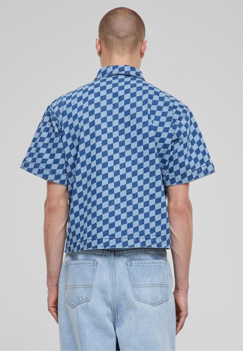 Actual product image Urban Classics Laser Check Printed Boxy Shirt - 166805 (4XL)