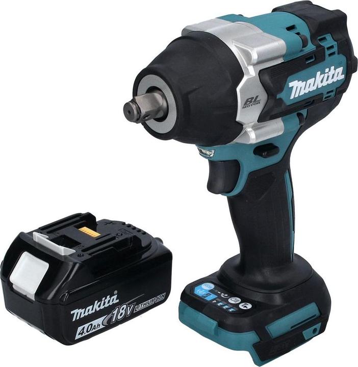 Actual product image Makita DTW 700 M1 Battery impact wrench 18 V 700 Nm 1/2" XPT Brushless + 1x battery 4.0 Ah - without (Rechargeable battery operated)