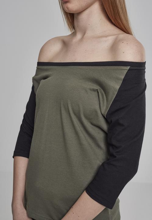 Image du produit Urban Classics Ladies 3/4 Contrast Raglan Tee (5XL)