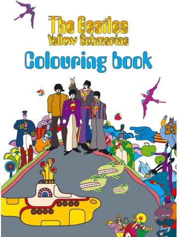 Actual product image Rock Off The Beatles Colouring Book: Yellow Submarine