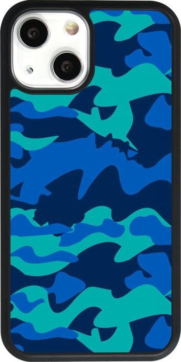 Actual product image PhoneLook Cover Silicone Black Camo Blue (Apple iPhone 13 mini)