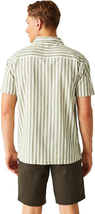 Actual product image Regatta Mens Shorebay II Stripe Short-Sleeved Shirt (XL)