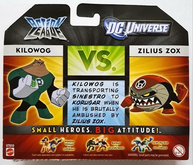 Produktbild Mattel DC Universe - Action League Minifiguren Kilowog & Zilius Zox