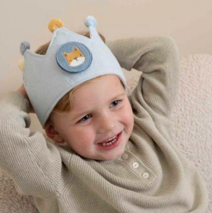 Actual product image Little Dutch Birthday crown with numbers blue