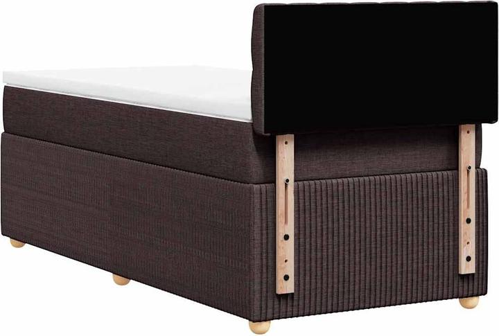 Produktbild VidaXL Bo x springbett mit Matratze 90 x 190 cm Stoff (90 x 190 cm, 90 x 190 cm)