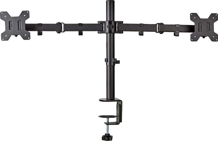 Produktbild Nedis Schreibtisch Monitorhalterung | 2 Bildschirm(e) | 15 - 32 " | 75x75 / 100x100 | Vollbeweglich (Tisch, 32")