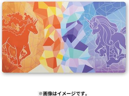 Actual product image Pokémon Rapidash Flames & Fairies playmat