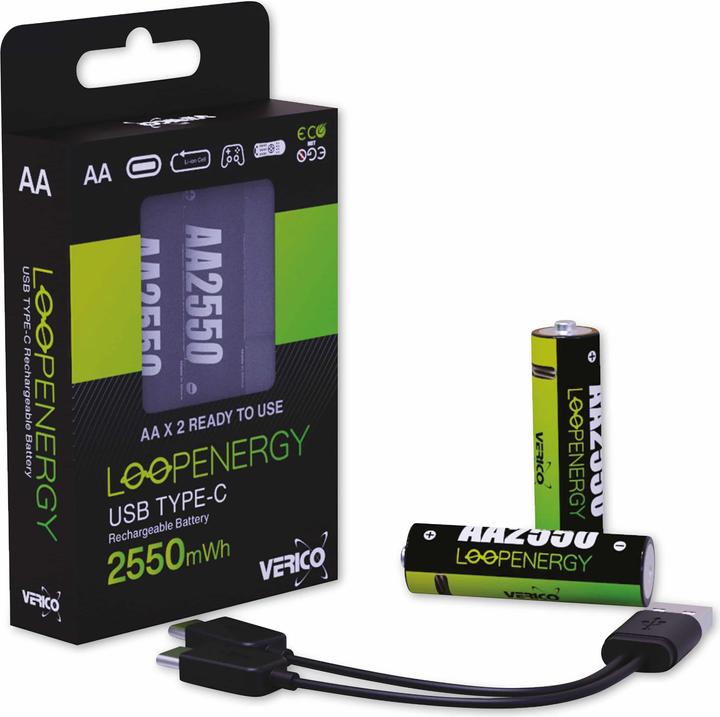 Produktbild Verico LoopEnergy (2 Stk., AA, 1700 mAh)