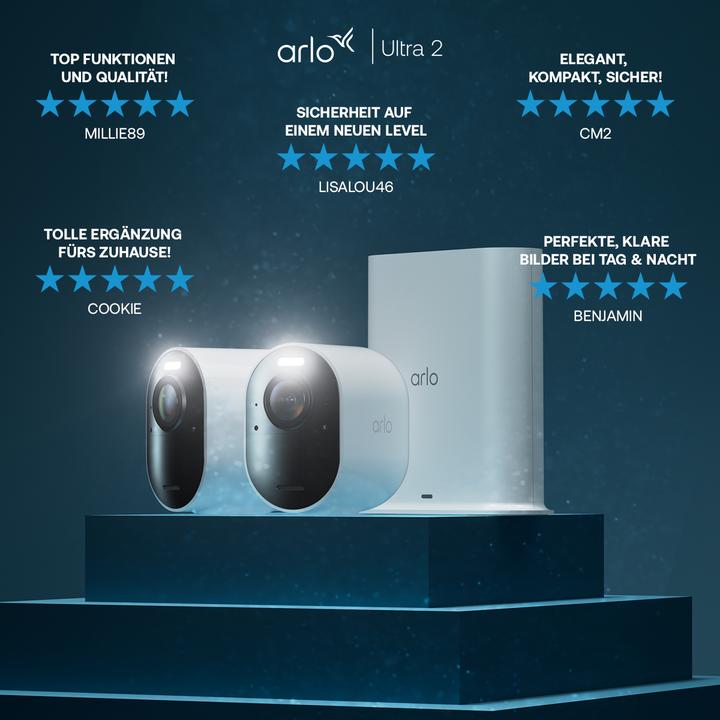 Produktbild Arlo Ultra 2 Spotlight Kamera, Zusatzkamera (3840 x 2160 Pixels)