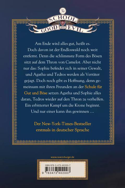 Actual product image Ravensburger The School for Good and Evil, Band 6: Ende gut, alles gut? (German, Soman Chainani, Iacopo Bruno, Ilse Rothfuss, 2021)
