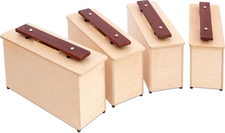 Immagine prodotto Betzold Musik Set economico con 4 blocchi sonori di contrabbasso (c1, d1, e1, f1) (Set)