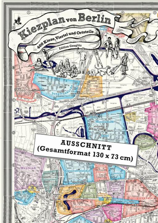 Immagine prodotto Gauglitz:Mappa del quartiere di Berlino (Tedesco, Gerd Gauglitz, 2021)