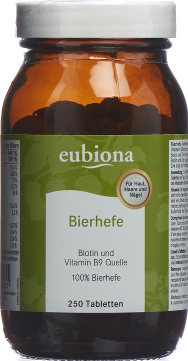 Produktbild Eubiona Bierhefe Tablette (250 Stück, Tabletten, 100 g)