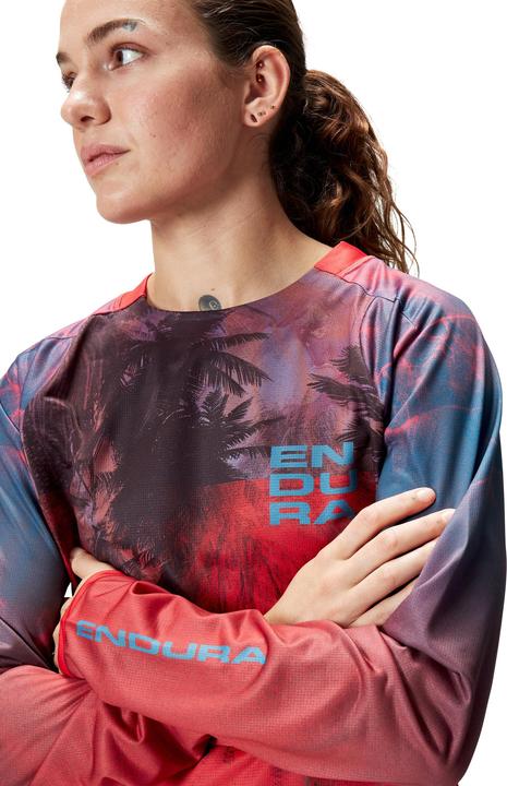 Immagine prodotto Endura Maglietta da donna Tropical LTD (manica lunga) (L)