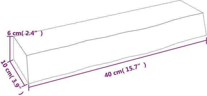 Actual product image VidaXL Lian (40 x 10 x 6 cm)