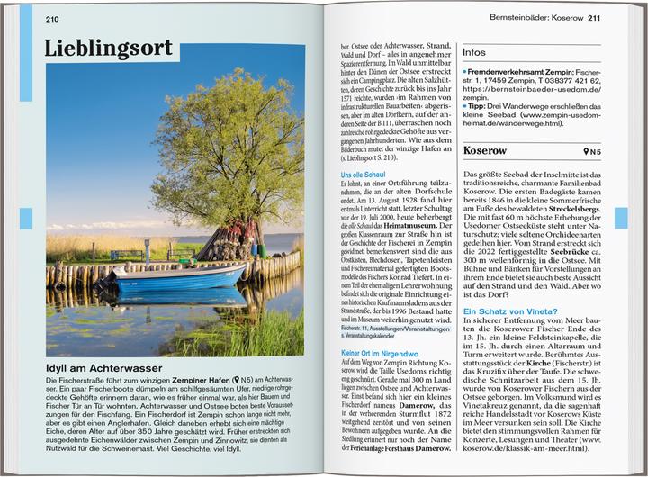 Actual product image Reise-Taschenbuch Reiseführer Ostseeküste Mecklenburg-Vorpommern (German, Claudia Banck, 2024)