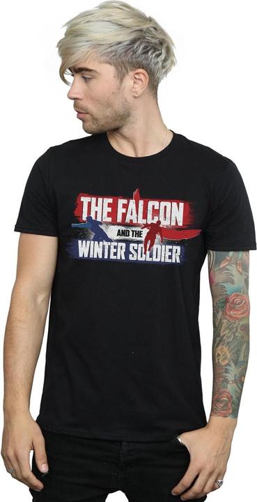 Immagine prodotto The Falcon And The Winter Soldier Action Logo Maglietta Uomo (S)