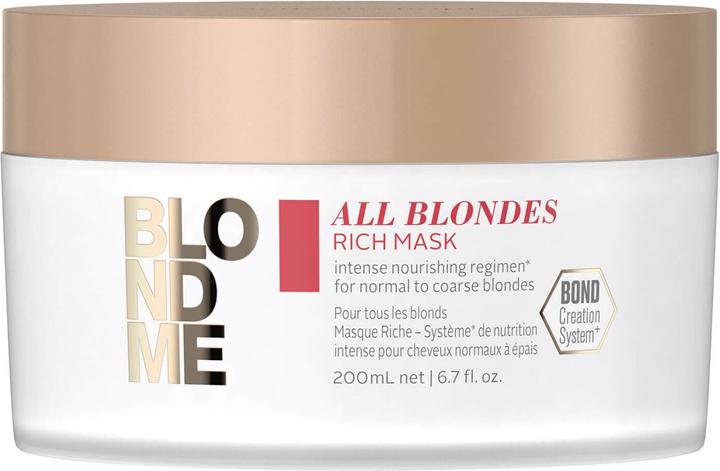 Immagine prodotto Schwarzkopf Professional Blondme - Maschera ricca per tutte le bionde (30 ml)