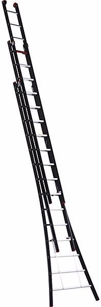Immagine prodotto Altrex Scala multiuso NEVADA, 3 elementi, nero, 3 x 14 pioli. (Scaletta multiuso, 245 cm)