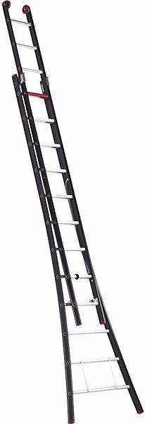Actual product image Altrex NEVADA multi purpose ladder, 2-part, black, 2 x 12 rungs. (Multi-purpose ladder, 625 cm)