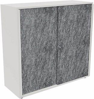 Actual product image Ceka NEOTEX sliding door cupboard with acoustic front, HxWxD 1150 x 1200 x 440 mm