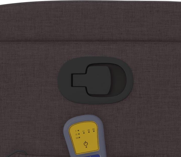 Produktbild VidaXL Massagesessel Dunkelbraun Stoff,Farbe: Dunkelbraun,Material