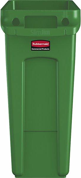 Image du produit Vepa Bins Collecteur de tri SLIM JIM®, capacité 60 l, l x h x p 279 x 635 x 558 mm, vert (60 l)