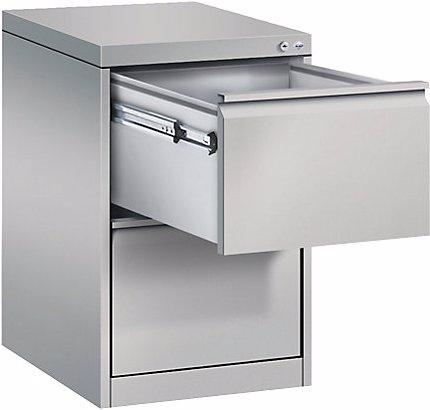 Immagine prodotto C+P Classificatore per cartelle sospese ACURADO, 1 corsia, 2 cassetti, alluminio