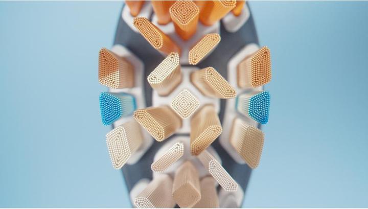 Actual product image Philips Sonicare A3 Premium All-in-One HX9094/11 Standard sonic toothbrush heads (4 x)