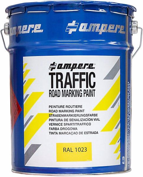 Immagine prodotto Ampere Vernice spartitraffico, secchio da 5 kg, rosso. (Rosso, 3.03 l)