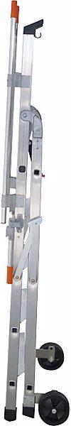 Actual product image Facal Mobile warehouse step, with 2 hand rails and castors, 12 steps incl. platform. (Shelf ladder)
