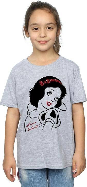 Immagine prodotto Snow White Maglietta Glitter delle ragazze (152, 158)
