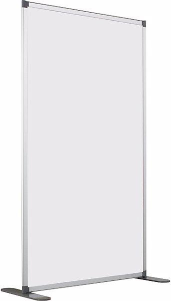 Immagine prodotto smiT Parete divisoria igienica a lavagna bianca, superficie smaltata antibatterica (190 cm, 125 cm)