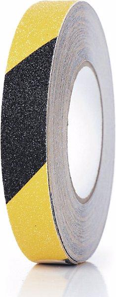 Immagine prodotto Ampere Nastro per marcature a terra, antiscivolo, larghezza 25 mm, giallo/nero. (25 mm)