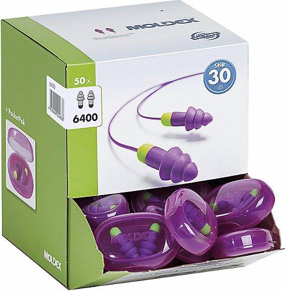 Image du produit Moldex Bouchons d'oreilles réutilisables, Rockets®, rapport signal sur bruit = 30 dB (50 x)