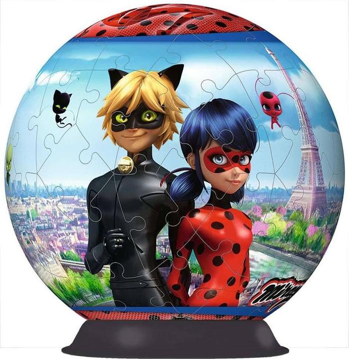 Produktbild Ravensburger 3D Puzzle 11167 - Puzzle-Ball Miraculous - 72 Teile - Puzzle-Ball für Erwachsene und (72 Teile)