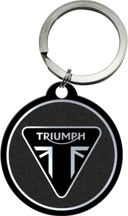 Image du produit Nostalgic-Art Merchandising Nostalgic Art Porte-clés Triumph Ø 4 cm, noir, Motif