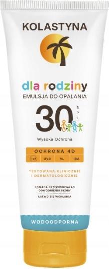 Produktbild Kolastyna 250ml SPF30 Familien-Sonnenpflege-Emulsion (Sonnencreme, SPF 30, 250 ml)