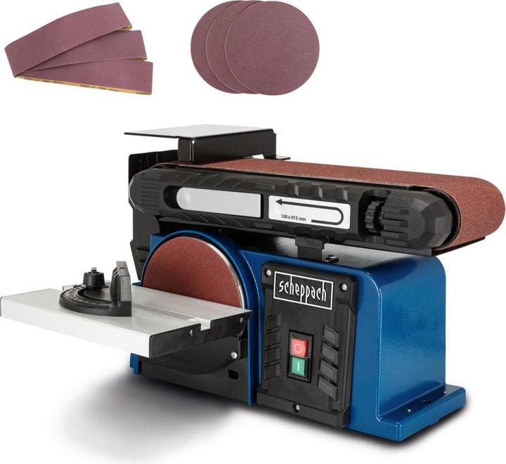 Actual product image Scheppach BTS900 Belt and disc sander (Belt sanders, Disc Sander, 370 W)